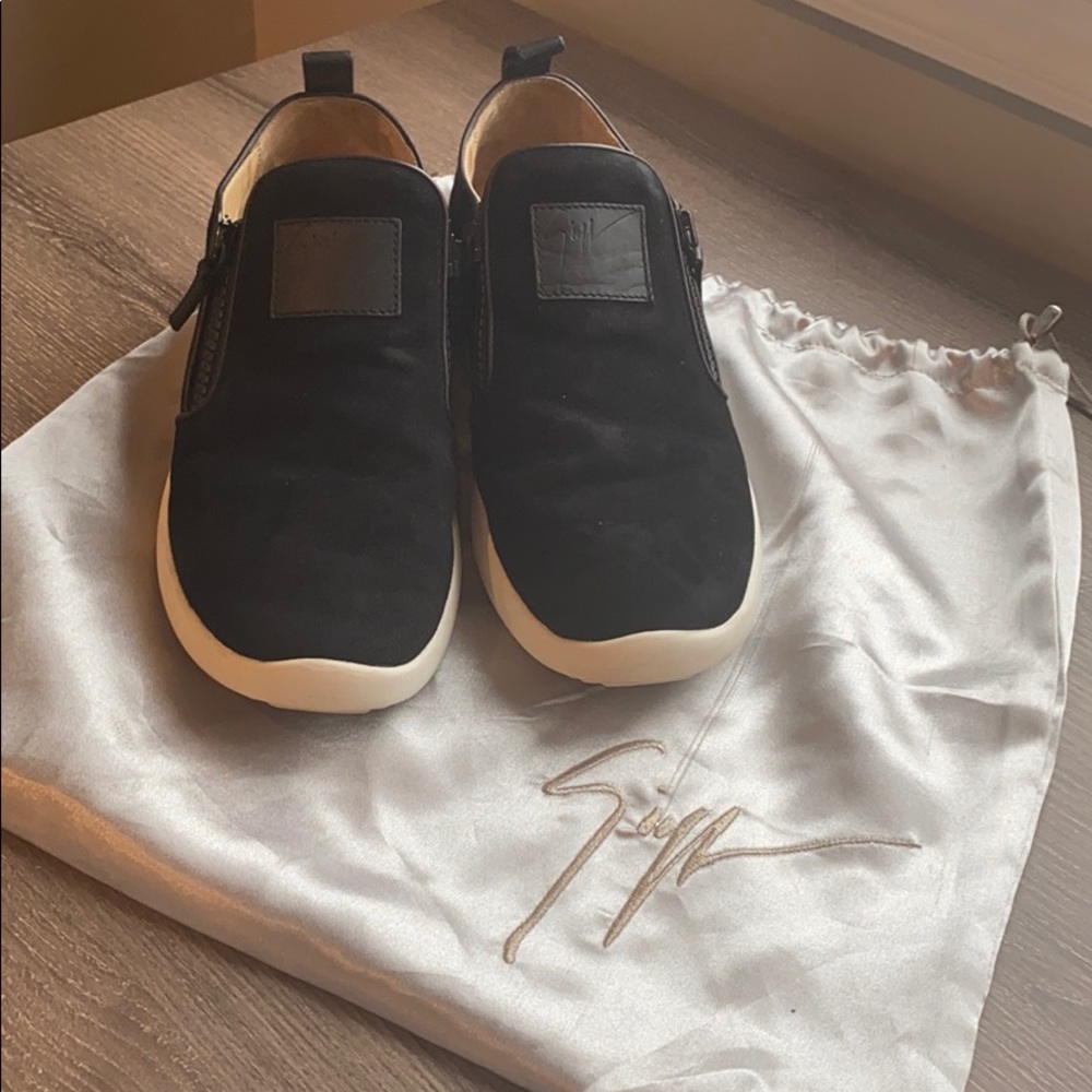 Designer giuseppe black dress sneakers